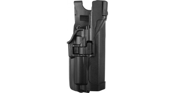 Image of BlackHawk Level 3 SERPA Duty Holster, Glock 20/Glock 21/Smith &amp; Wesson M&amp;P 45/Glock 21SF, Right Hand, Matte, Black, 44H513BK-R