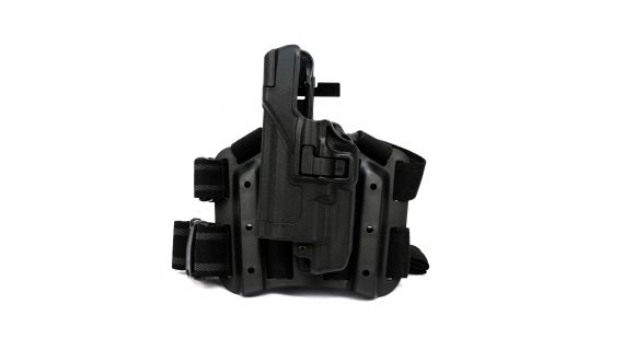Image of BlackHawk Level 3 SERPA Light Bearing Holster, Smith &amp; Wesson M&amp;P 9/Smith &amp; Wesson M&amp;P 40/Glock 20/Glock 21/Smith &amp; Wesson M&amp;P 45/Glock 21SF, Left Hand, Matte, Black, 430713BK-L