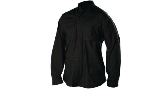Image of BlackHawk Light Weight Tactical Shirt, Long Sleeve, Black, Large 88TS01BK-LG