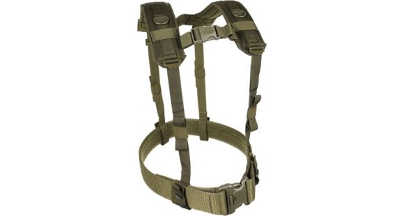 Image of BlackHawk Load Bearing Suspenders w/Drag Handles, OD Green, 35LBS1OD