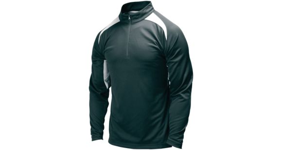 Image of BlackHawk Long Sleeve 1/4 Zip Athletic Mock Top, Navy, 2XL