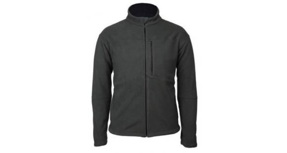 Image of BlackHawk Men's Bonded Microfleece Jacket, Black/Dk Charcoal, Small 82FJ07BC-SM