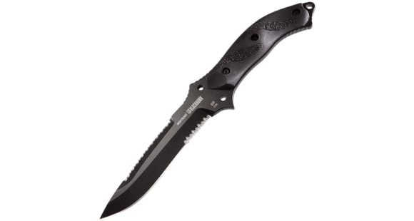 Image of USED, BlackHawk Nightedge Fixed Blade Knife, 5.88in, D2 Tool Steel, Zytel w/ 3M Grip Tape Inserts Handle, Black, BH15NE10BK