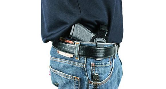 Image of BlackHawk Inside-The-Pants Holsters w/Retention Strap, Left Hand, Black, 73IR00BK-L