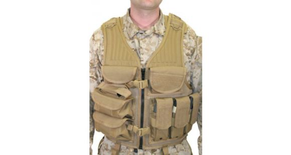 Image of BlackHawk Omega Elite EOD Tactical Vest, Desert Tan, Size 192