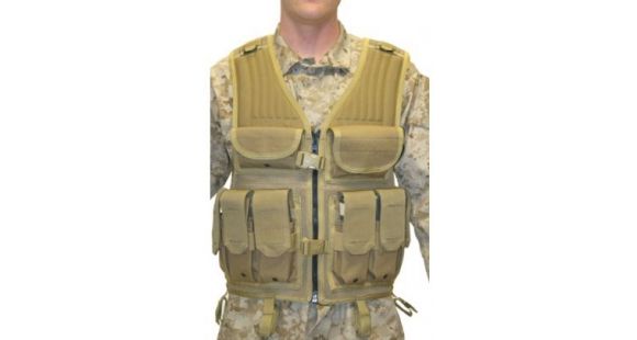 Image of BlackHawk Omega Elite Tactical Vest #1, Size 191, Coyote Tan