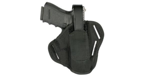 Image of BlackHawk Nylon 3-Slot Pancake Holster, Ambidextrous, Matte, Black, 40PC05BK
