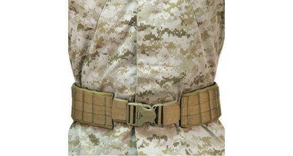 Image of BlackHawk S.T.R.I.K.E. Padded Patrol Belt, Small 37-43in, Coyote Tan, 41PBT1DE