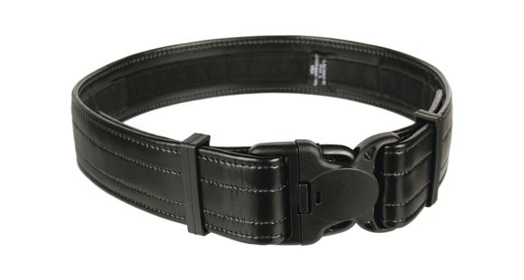 Image of BlackHawk Reinforced Web Duty Belt w/Loop, Black, Plain, 2XL, 50-54in, 44B4XXPL