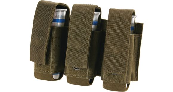 Image of Blackhawk S.T.R.I.K.E. 40MM Grenade Pouch w/Speed Clips, Holds 3, Olive Drab, 38CL23OD