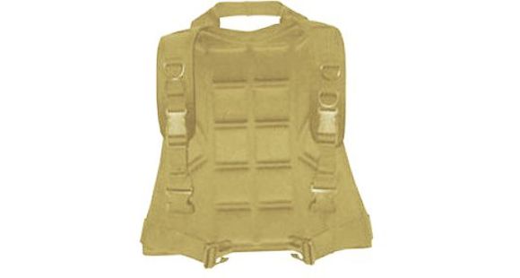 Image of BlackHawk S.T.R.I.K.E. Gen-4 MOLLE System Back Plate Carrier, Size 145, Coyote Tan