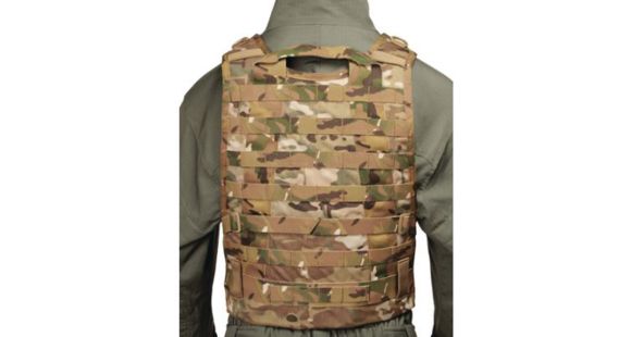 Image of BlackHawk S.T.R.I.K.E. Gen-4 MOLLE System Back Plate Carrier, Size 145, MultiCam 