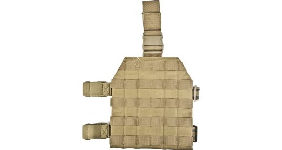 Image of BlackHawk S.T.R.I.K.E. Gen4 MOLLE System Drop Leg Platform, Coyote Tan, Size 147, 37CL39CT, NSN-8465-01-559-0654