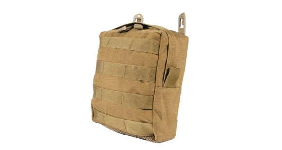 Image of BlackHawk S.T.R.I.K.E. Large Utility Pouch w/Zipper, Speed Clip - Coyote Tan 38CL60CT-GSA