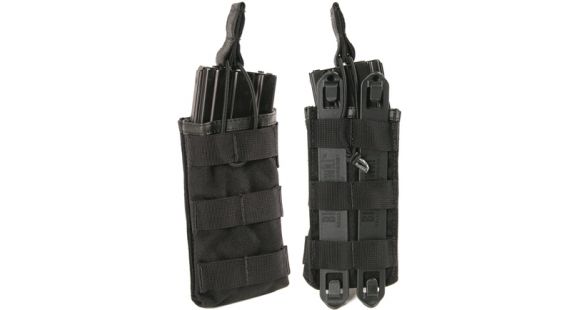 Image of BlackHawk S.T.R.I.K.E. M4/M16 Single Mag Pouch w/ Speed Clip - Black 38CL68BK