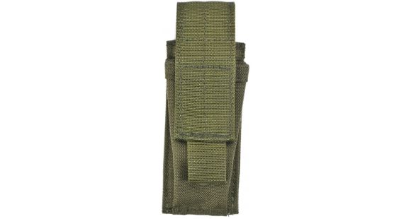 Image of BlackHawk S.T.R.I.K.E. Nylon Single Pistol Magazine Pouch w/Speed Clips, Olive Drab 38CL06OD