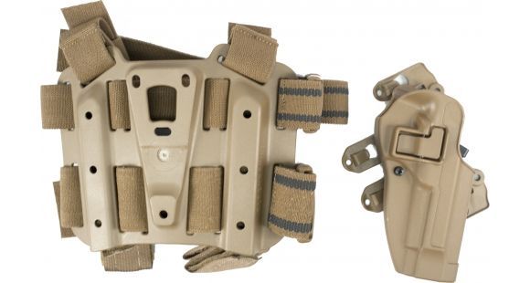 Image of BlackHawk S.T.R.I.K.E. SERPA Combo Kit, Beretta M9/Beretta 92, Right Hand, Plain, Coyote Tan, 40SC03CT-R