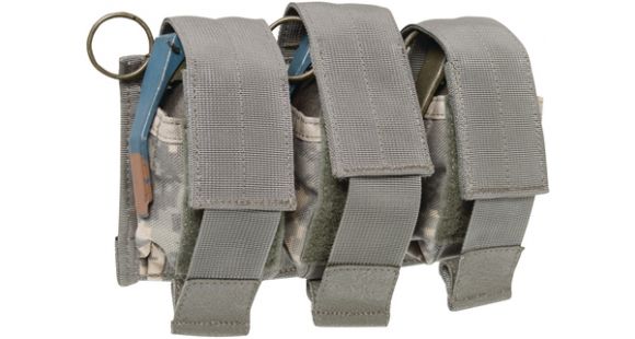 Image of BlackHawk S.T.R.I.K.E. Triple Pop-up Frag Grenade Pouch, Speed Clip - ARPAT - 38CL69AU-GSA