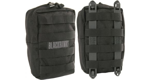Image of BlackHawk S.T.R.I.K.E. Upright GP Pouch w/ Speed Clip - Black 38CL52BK