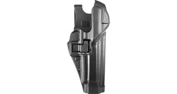 Image of BlackHawk SERPA Level 3 Auto Lock Duty Holsters, Smith &amp; Wesson Model 5900/Smith &amp; Wesson Model 4000, Right Hand, Plain, Black, 44H110PL-R