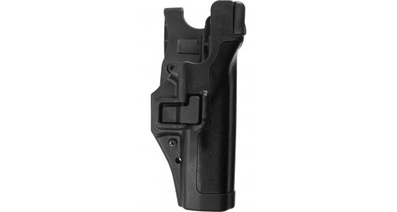 Image of BlackHawk SERPA Level 3 Auto Lock Duty Holsters, Glock 19/Glock 23/Glock 31/Glock 32/Glock 17/Glock 22, Left Hand, Matte, Black, 44H100BK-L