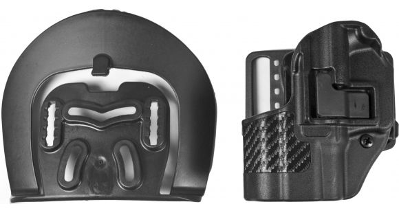 Image of BlackHawk SERPA CQC Belt Loop/Paddle Active Retention Holsters, Springfield Armory XD/Springfield Armory XD-M Sub-Compact, Left Hand, Matte, Black, 410031BK-L