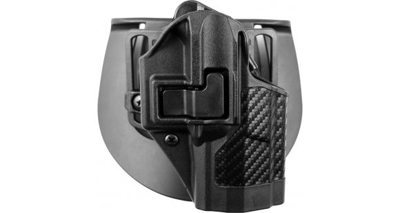Image of BlackHawk SERPA CQC Belt Loop/Paddle Active Retention Holsters, Walther P99, Right Hand, Matte, Black, 410024BK-R