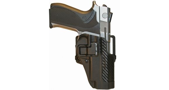 Image of BlackHawk SERPA CQC Belt Loop/Paddle Active Retention Holsters, Smith &amp; Wesson Model 5900/Smith &amp; Wesson Model 4000, Right Hand, Matte, Black, 410010BK-R