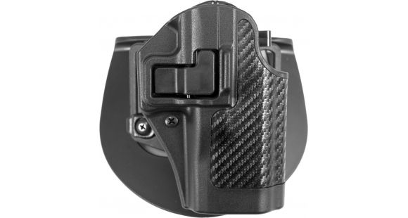 Image of BlackHawk SERPA CQC Belt Loop/Paddle Active Retention Holsters, Taurus PT24/7, Right Hand, Matte, Black, 410029BK-R