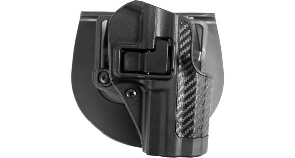 Image of BlackHawk SERPA CQC Belt Loop/Paddle Active Retention Holsters, Heckler &amp; Koch USP 9mm/Heckler &amp; Koch USP .40 S&amp;W/Heckler &amp; Koch USP .45 ACP, Right Hand, Matte, Black, 410014BK-R