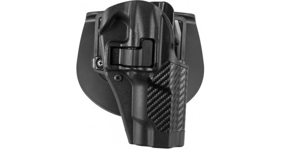 Image of BlackHawk SERPA CQC Belt Loop/Paddle Active Retention Holsters, Ruger P85/Ruger P89, Right Hand, Matte, Black, 410011BK-R