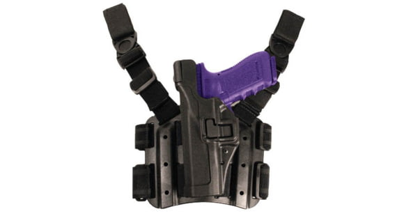 Image of BlackHawk SERPA Level 3 Tactical Holster for 1911 Government &amp; Clones, Left Hand, Black, 430603BK-L
