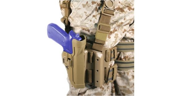 Image of BlackHawk SERPA Level 2 Tactical Holsters, Colt 1911, Right Hand, Matte, Coyote Tan, 430503CT-R