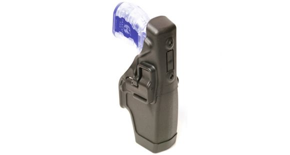 Image of BlackHawk Level 2 Duty Holster, Taser X26, Left Hand, Plain, Black, 44H015PL-L
