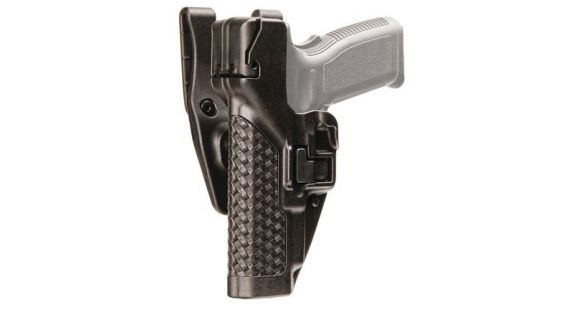 Image of BlackHawk SERPA Level 3 Auto Lock Duty Holsters, Springfield Armory XD/Springfield Armory XD-M, Right Hand, Basketweave, Black, 44H107BW-R