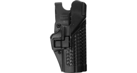 Image of BlackHawk SERPA Level 3 Auto Lock Duty Holsters, Heckler &amp; Koch P30, Left Hand, Basketweave, Black, 44H117BW-L