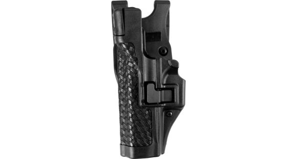 Image of BlackHawk SERPA Level 3 Auto Lock Duty Holsters, SIG Sauer P250 DC, Right Hand, Basketweave, Black, 44H127BW-R