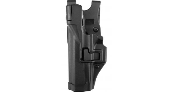 Image of BlackHawk SERPA Level 3 Auto Lock Duty Holsters, Smith &amp; Wesson M&amp;P 9/Smith &amp; Wesson M&amp;P 40/Smith &amp; Wesson M&amp;P 45, Left Hand, Matte, Black, 44H145BK-L