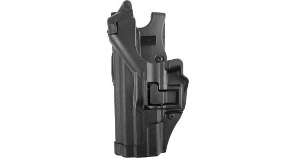 Image of BlackHawk SERPA Level 3 Auto Lock Duty Holsters, Right Hand, Black, 44H109PL-R