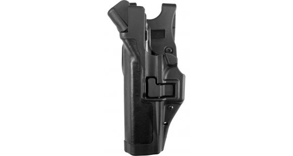 Image of BlackHawk SERPA Level 3 Auto Lock Duty Holsters, Heckler &amp; Koch VP9, Right Hand, Plain, Black, 44H179PL-R