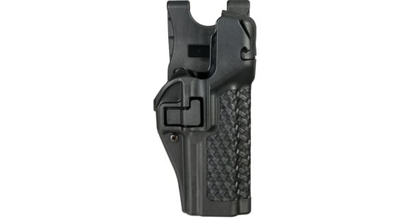 Image of BlackHawk SERPA Level 3 Duty Holsters, SIG Sauer P250/SIG Sauer P320, Right Hand, Basketweave, Black, 44H161BW-R