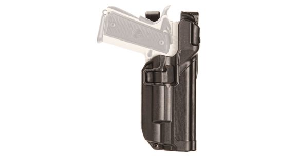 Image of BlackHawk SERPA Level 3 Xiphos Duty Holster, Plain Black, Right Hand for 1911 w/ or w/o Rail
