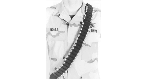 Image of BlackHawk Shotgun Bandolier, Holds 55 Shells, Black, 43SB55BK