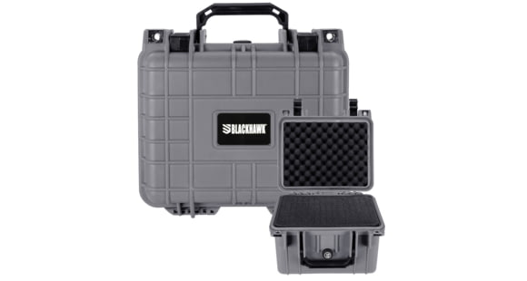Image of BlackHawk Small Deep 10.62in Waterproof Protective Gear Case w/Foam, Gray, BH00023-GRA