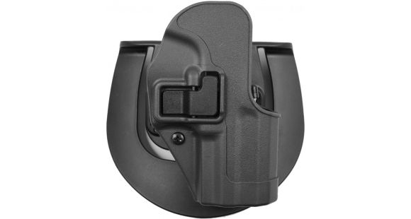 Image of BlackHawk Sportster SERPA CMG Paddle Holster, Heckler &amp; Koch USP Compact 9mm/Heckler &amp; Koch P2000/Heckler &amp; Koch USP Compact .40 S&amp;W, Left Hand, Matte, Gunmetal Gray, 413509BK-L