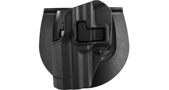 Image of BlackHawk Sportster SERPA CMG Paddle Holster, Heckler &amp; Koch USP 9mm/Heckler &amp; Koch USP .40 S&amp;W/Heckler &amp; Koch USP .45 ACP, Left Hand, Matte, Gunmetal Gray, 413514BK-L
