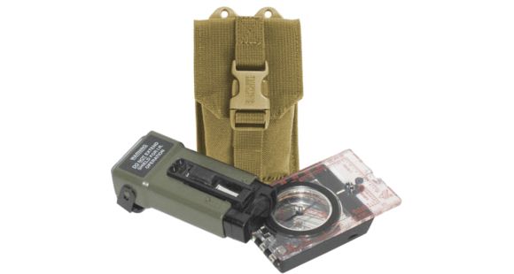Image of BlackHawk S.T.R.I.K.E. Compass/Strobe Pouch with Speed Clip, Coyote Tan 38CL38CT