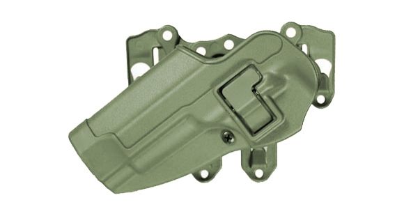 Image of BlackHawk S.T.R.I.K.E. Platform with Serpa Holster, Beretta 92/Beretta 96, Left Hand, Matte, Olive Drab, 40CL01OD-L