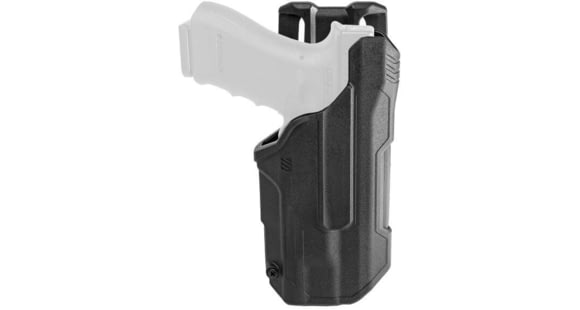 Image of BlackHawk T-Series L2C Light-Bearing OWB Holster, Sig P320/P250/M11/M18, TLR 7/8, Right Hand, Injection Molded, Black, M990445BKR
