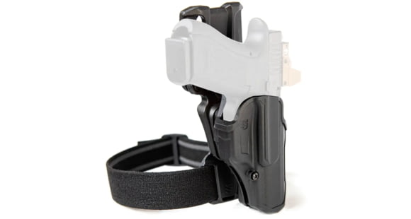 Image of BlackHawk T-Series L2C Overt Polymer OWB Belt Holster, M&amp;P TLR7/8 BK M&amp;P 1.0/2.0 9/.40/45, Right Hand, Black, 411725BKR